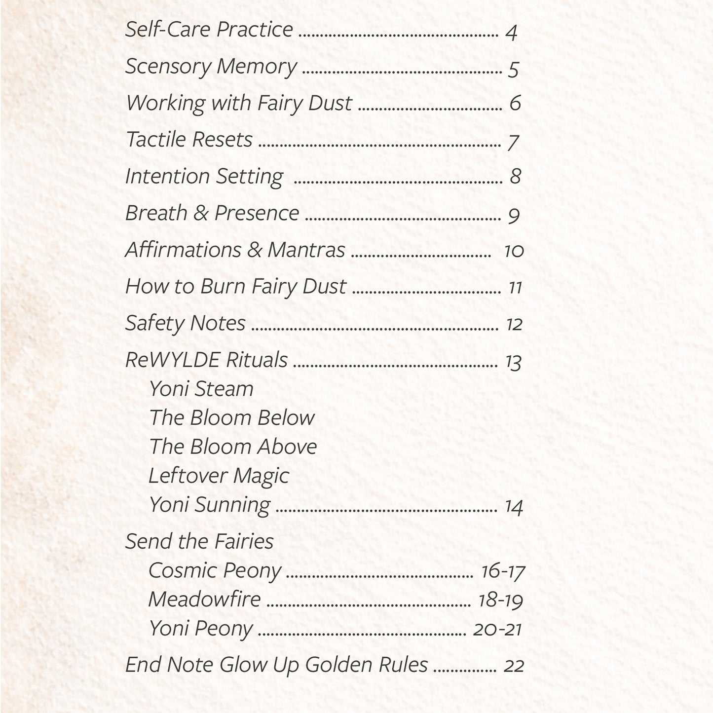 Fairy Dust Smudge Rituals Playbook