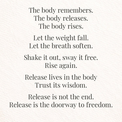 The Art of Letting Go | Release Rituals Playbook