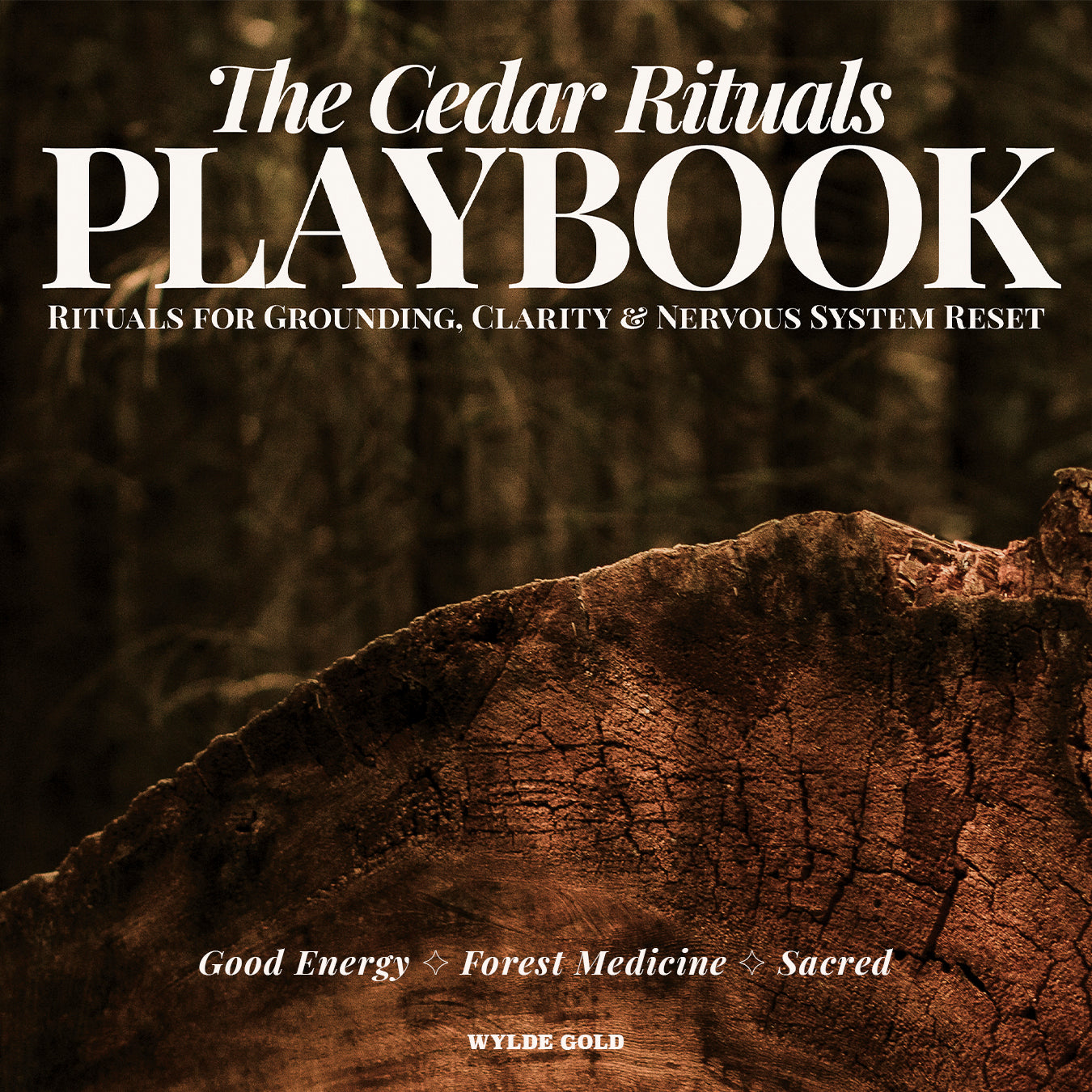 The Cedar Rituals | PLAYBOOK RITUALS for Grounding, Clarity & Nervous System Reset