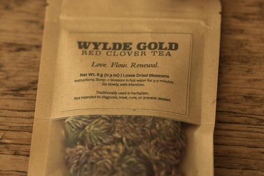 RED CLOVER TEA | Wild-Crafted Herbal Ritual for Love, Flow & Renewal