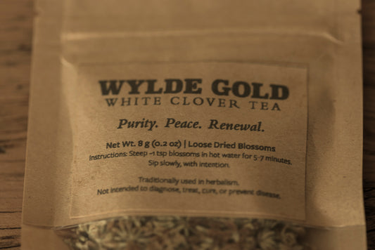 WHITE CLOVER TEA | Wild-Crafted Herbal Ritual for Purity, Peace & Renewal