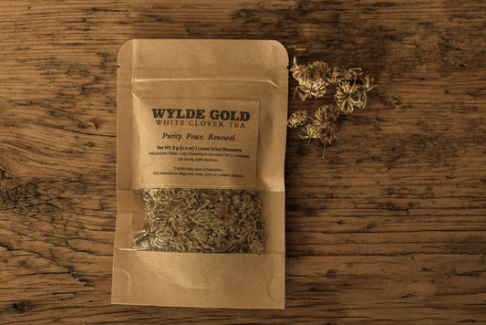 WHITE CLOVER TEA | Wild-Crafted Herbal Ritual for Purity, Peace & Renewal