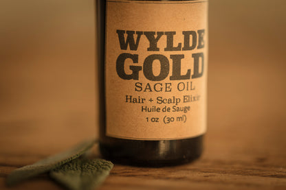 SAGE OIL | Organic Botanical Ritual Oil for Hair + Scalp