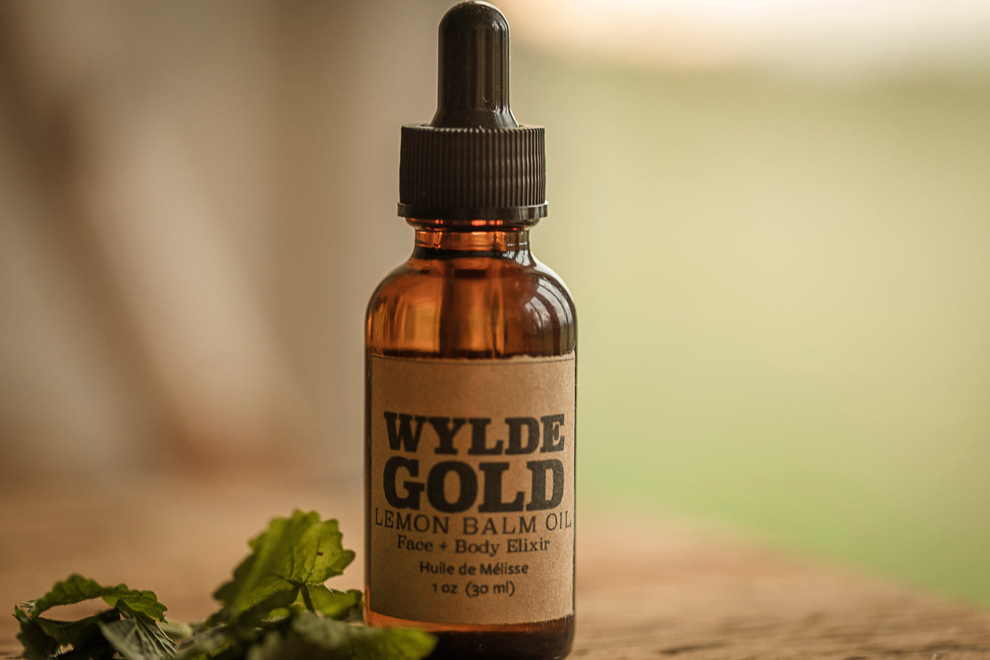 LEMON BALM OIL | Calming Herbal Face Oil for Nervous System + Glow