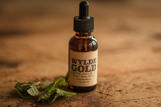 LEMON BALM OIL | Calming Herbal Face Oil for Nervous System + Glow