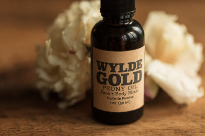 PEONY OIL | Organic Botanical Ritual Face + Body Elixir
