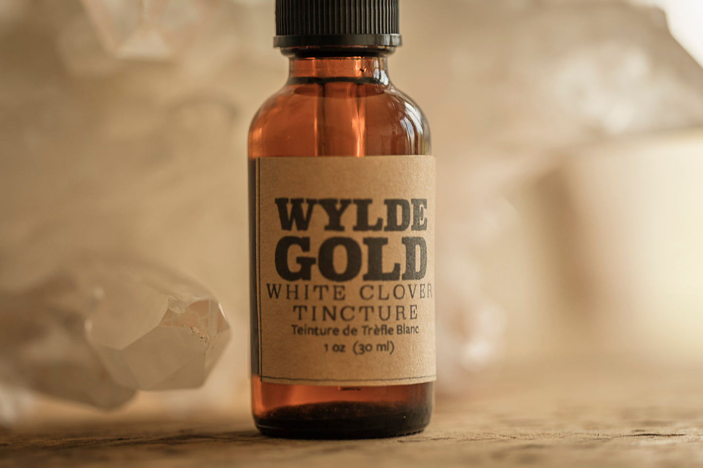 WHITE CLOVER TINCTURE | Tonic of the WYLDE Elixir — Calm Clarity + Gentle Light