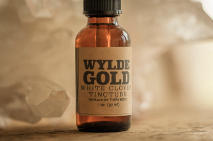 WHITE CLOVER TINCTURE | Tonic of the WYLDE Elixir — Calm Clarity + Gentle Light
